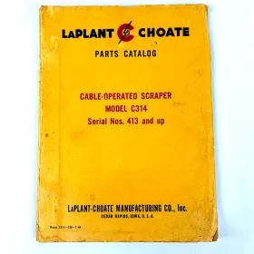 C314 LAPLANT CHOATE Catalog Cable Scraper Receipt Letterhead