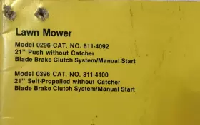 0296-0396 LAWN-BOY Owners Handbook Mower Jcpenney #2