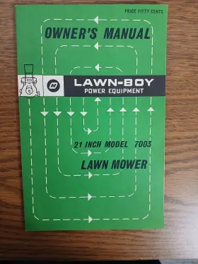 7003 LAWN-BOY Owners Manual