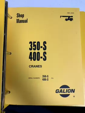 SMC-400S LE GALION Crane Manual #2