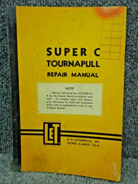 O-202 LETOURNEAU Tournapull Scraper Repair Manual
