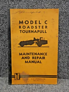 O-220 LETOURNEAU Tournapull Scraper Repair Manual