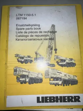 067194 LIEBHERR Ltm Spare Book Crane Catalog