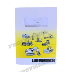 11341233 LIEBHERR Excavator Operators Manual