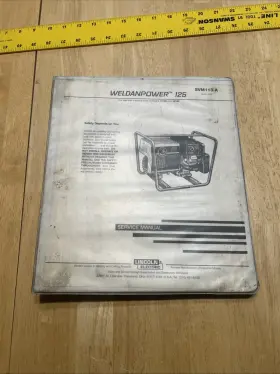 SVM113-A LINCOLN Weldanpower Welder Service Manual Binder