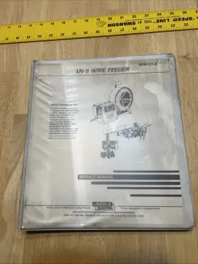 SVM127-A LINCOLN Wire Feeder Service Manual Binder