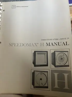549344-S LINDBERG Instruction Manual Speedomax #3