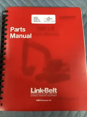 160LX LINK-BELT Excavator Catalog Manual Lx