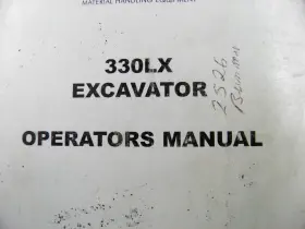 330LX LINK BELT Operators Manual #2