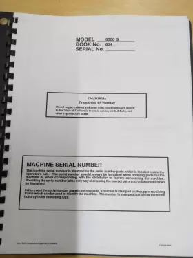 6000Q LINK-BELT Excavator Operators Manual Book #2