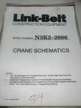 N3K2-2686 LINK-BELT Crane Schematics
