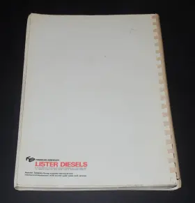 027-08205 LISTER Workshop Manual Repair #2
