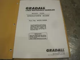 9020-5895 LOED Gradall Material Handler Forklift Operators