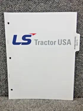 LL-3102 LS TRACTOR Loader Operator Book Manual