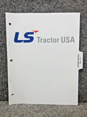 LL-7100 LS TRACTOR Loader Operator Book Manual