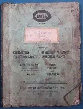 7C2-31 LULL Telehandler Loader Forklift Operation Manual Book