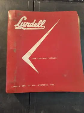 804-402 LUNDELL Manual Counter Brochure Shredder Turner Hoist