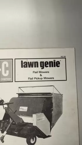 LG72B M-C Mathews Lawn Genie Flail Mower Operators Manual #3