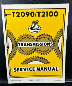 10-200 MACK Transmission Repair Service Manual