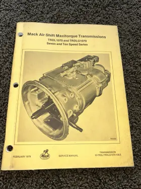 TRDL1070 MACK Transmission Service Repair Manual