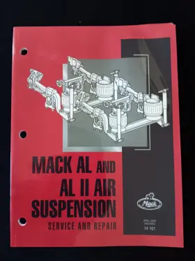 114-101 MACK Alii Air Suspension Service Repair Workshop
