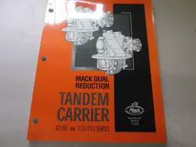 13-105 MACK Dual Reduction Tandem Carrier Service Manual