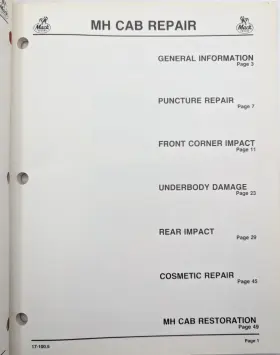 17-100.5 MACK Service Repair Manual Book Bonuses #2