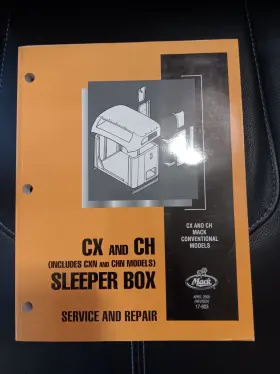17-603 MACK Sleeper Box Service Repair Workshop Manual Book
