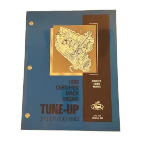 5-309 MACK Tune Up Specifications Manual Engine