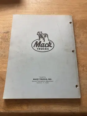 5-672 MACK Cylinder Diesel Engine Service Manual #3