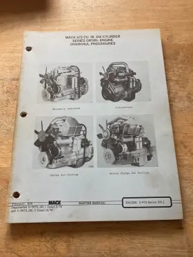 5-672 MACK Cylinder Diesel Engine Service Manual