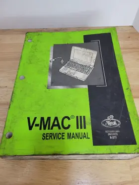 8-211 MACK Mac Service Repair Manual