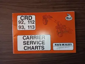 CRD93 MACK Carrier Service Charts Manual Repair Book