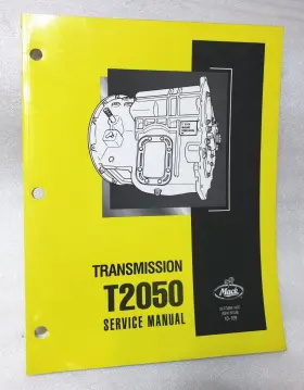 MACK-T2050 MACK Transmission Service Manual