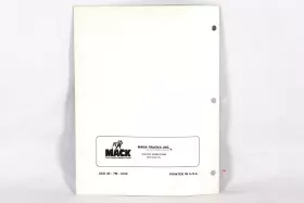 ASO-39-7M-0180 MACK TRUCKS Piston Failure Analysis Manual Pub #3