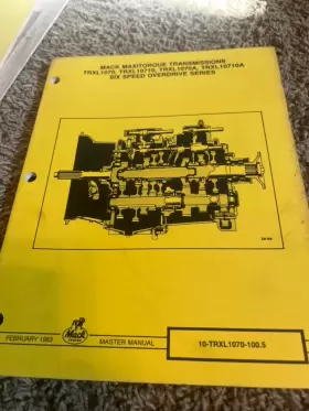 TRXL107010A MACK Transmission Repair Manual