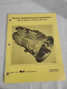 TRXL1071A MACK Transmission Repair Manual