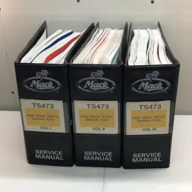 TS-473 MACK Tandem Axle Workshop Service Repair Manual Set