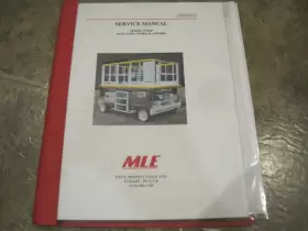 1971SP MAN MATERIAL LIFT ENGINEERING Mle Scissor Service