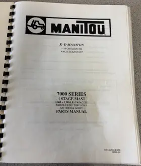 K7001-K7013 MANITOU Mast Manual #2