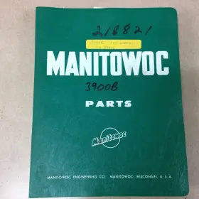 3900B MANITOWOC Crane Manual Book Catalog Crawler Dragline