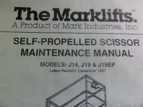 17253 MARKLIFT Scissor Lift Manual #2