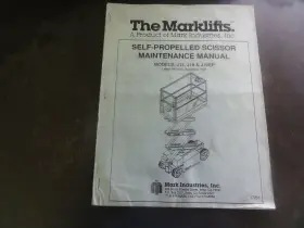 17253 MARKLIFT Scissor Lift Manual