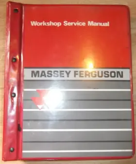 1449249M1 MASSEY FERGUSON Tractors Service Workshop Repair