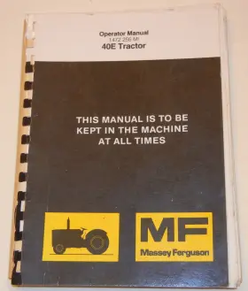 1472256M1 MASSEY FERGUSON Tractor Owners Service Operators