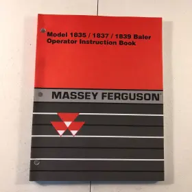 1839 MASSEY FERGUSON Agco Baler Operators Owners Manual