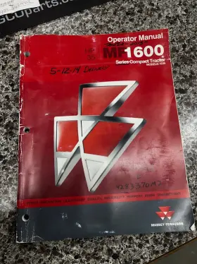 4283370M2 MASSEY FERGUSON Tractor Operators Manual