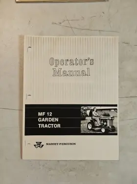 616695717620 MASSEY FERGUSON Mf Lawn Garden Tractor Mower