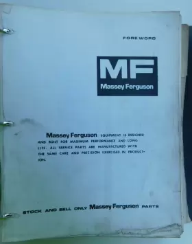 651378M93 MASSEY FERGUSON Tractor Manual Catalog Book Repair #2