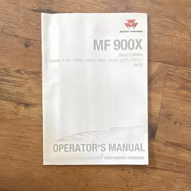 941X MASSEY FERGUSON Loader Manual